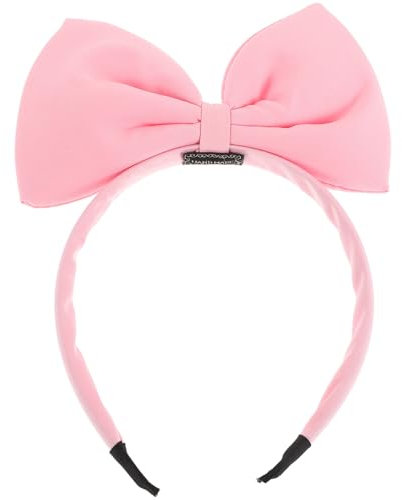 Beavorty 1 Stück Mädchen-Stirnband Haargummis Gummibänder Für Haarschleife Haarband Große Schleife Schleife Stirnband Rosa Modisches Haarband Modischer Haarreifen Damen-Haar