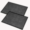 Hafaa Grey Door Mat 2 Pack 40x60 cm Water Absorbent Rubber Mat
