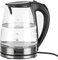Karlhome Electric Glass Kettle, 1.8L with Blue LED Lighting, Fast Boil Quiet, Boil-Dry & Overheat Protection, BPA Free, 2000W