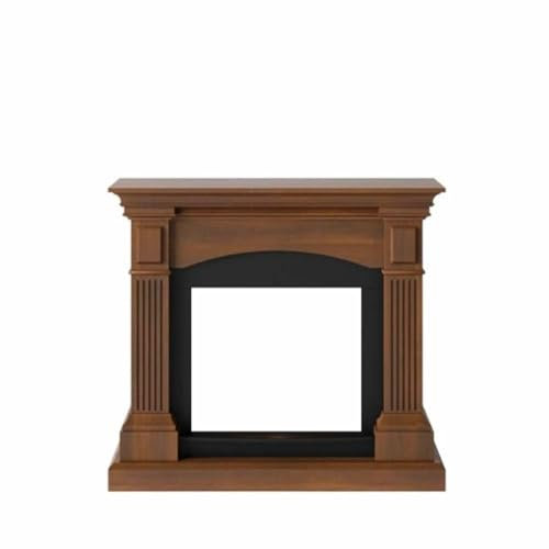 Fuego Ciro Wenge Marco Chimenea Mdf Marco Madera