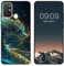 WUACYEAMING per ZTE Blade A52 Cover,antiurto in silicone TPU morbido antiscivolo custodia protettiva con motivo dipinto nero Carino Moda Protezione Case-drago