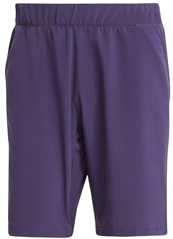 adidas Men's Club Tennis Climacool Stretch Woven Shorts, Aurora Plum, S 7 inch