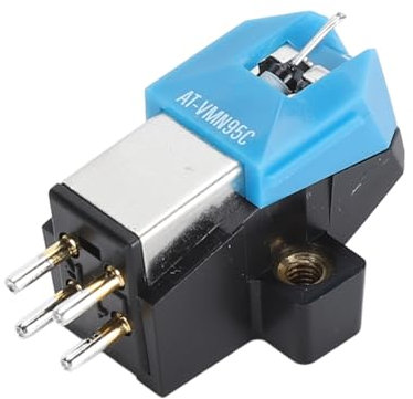 Magnetischer Tonabnehmer, AT VM95C Dual Moving Magnet Plattenspieler Tonabnehmer Phonographen Tonabnehmer Plattenspieler Tonabnehmer Eingabestift für Plattenspieler