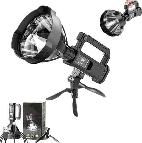 ZDOUXUAN 200k Lumen Flashlight, Flashlight 200000 Lumens, 2000000 Lumen Flashlight Rechargeable, 200000 Lumens Flashlight, Ms32 Flashlight 200000 Lumens, Highest Lumen Flashlight 2000000(L)