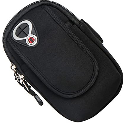 RORPOIR Unisex Sports Armband Phone Holder Running Jogging Cycling Hiking Water-Resistant Black