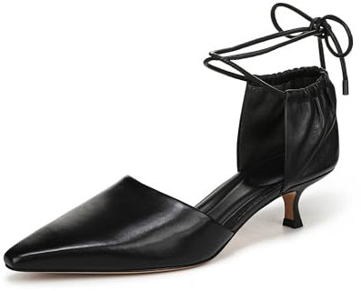 Vince Womens Sarai Pump Black Leather 8 M