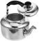 Ciieeo Stainless Steel Whistling Tea Kettle: 4L Large Capacity Food Grade 304 - Stovetop Kettle for Boiling Water and Tea Silver Classic Design for Kitchen Use
