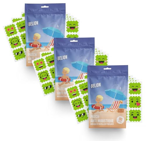 270 Mückenpflaster | Moskito Insektenschutz sticker für Outdoor-Aktivitäten | Mückenschutz Aufkleber gegen Mücken, Fliegen, Milben und Zecken | Praktisch und unterhaltsam