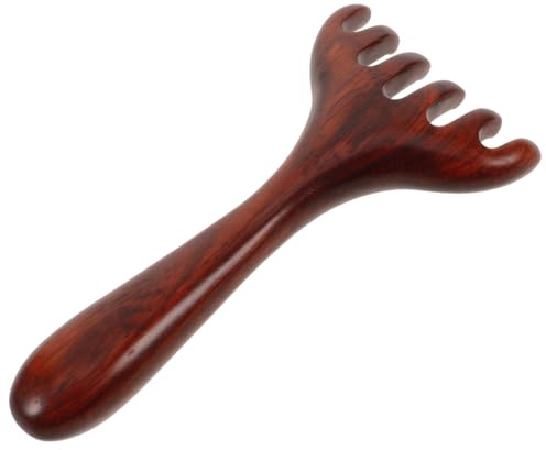 WRITWAA Masseur De Pieds En Bois Peigne De Massage Manuel Râteau Massage Pied Bois Pour Des Points D’Acupuncture Outil De Du Cuir Chevelu Format 14.50 X 7.00 X 1.30 Cm