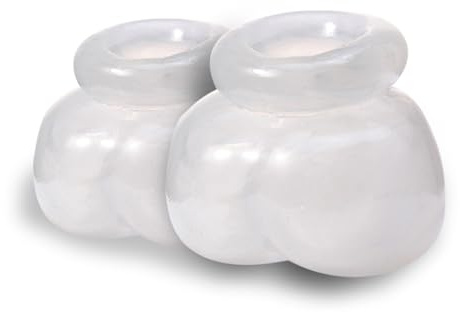 Cbt Ball Torture Hoden Stretcher Extrem Silikon Ballstretcher für Männer | Hoden Folter Geräte mit Hodenringen - weiche Silikon Hodenpresse und Ballstretcher 2er Set für Männer