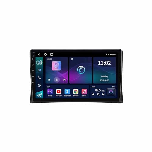 9 Pantalla Táctil Android 15 Radio Coche CarPlay Android Auto para Volkswagen Touareg Multivan T5 Transporte 2004-2009 con BT GPS WiFi FM AHD Cámara Multimedia-Player(2+32G)