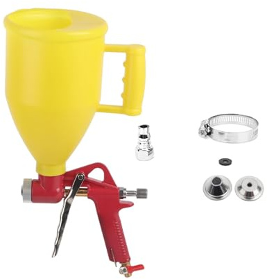 Paint Sprayer, Handheld Spray Gun -3L Capacity,1/4in Plastic Air Spray Gun for Wall Painting, Home Decoration Tool