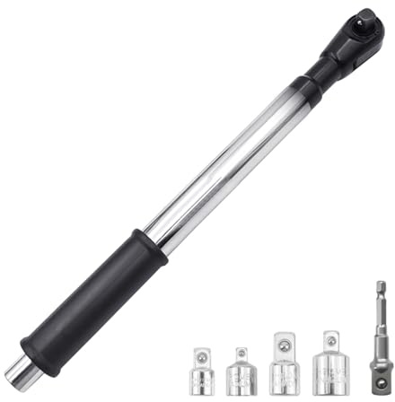 1 / 2inch Offset Extension Wrench for Electric Drills Socket Adapters Included Impacts Ratchets Extender Offset Extension Wrench Impacts