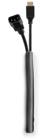 Multibrackets M Universal Cable Sock Self Wrapping 10mm Black 25m, 7350073733248