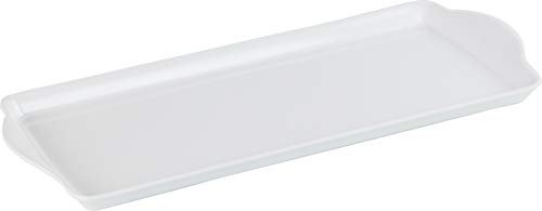 Calypso Basics by Reston Lloyd Melamine Tidbit Tray, White