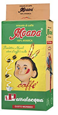 Passalacqua Moana, gemahlen 250 gr. Espressokaffee