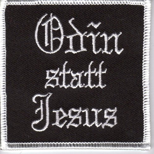 Odin statt Jesus - Aufnäher/Patch