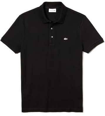Lacoste Herren Poloshirt, Schwarz (Noir), Small (Herstellergröße: 3)