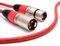 XLR Micrófono Cable Masculino a Femenino Audio Cable Rojo 5 m [5 metros/5m]