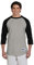 Champion Herren Raglan Baseball T-Shirt - - Mittel