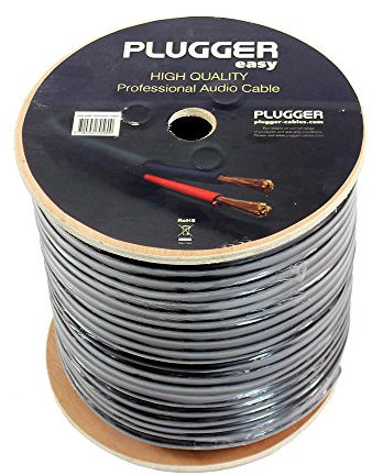 Plugger, bobine de câble HP professionnel avec une section de 2 x 4mm² de diamètre, sur une longueur de 100 mètres. Gamme Easy adoptée par les professionnels de l'audio. Fourni sans connecteur.