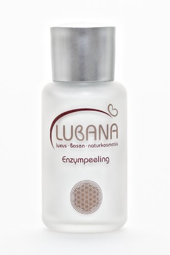 LUBANA basisches Enzympeeling, pH 7, 6, ohne Silikone, Pulver, basisch, spendet Feuchtigkeit, 40 g