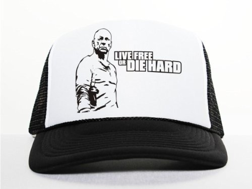 BIGTIME.de M28 Mütze Stirb Langsam Bruce Willis Die Hard Trucker Mesh Cap schwarz