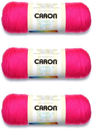 Caron Simply Soft 170g - NEON PINK