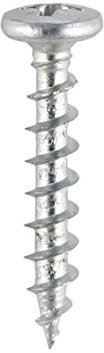 TIMco 211Z BZP PVC Friction Stay Screw 4.3 x 20 - Zinc (Box of 1000)