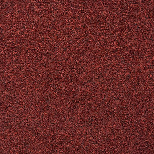 247Floors Flecked Twist Pile Carpet Roll, Hardwearing Felt Backing (8m x 4m, Dark Red)