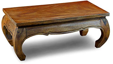 Kinaree 100x50cm Akazie Massivholz Couchtisch/Opiumtisch MONGKOL (Kolonial)