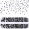 kissral Strasssteine zum Aufbigeln Glitzersteine fuir Nägel Strasssteine zum Aufnahen Nailart Zubehör, Geeignet zum Dekorieren von Kleidung, Uhren, Gürteln, Schuhen usw, mit Aufbewahrungsbox