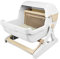 XBSLJ Katzentoilette Katze Katzentoilette Persönlichkeit Smart Extra Large Katze Toilette Haustier Müll kann Haustierzubehör Katze Toilette Beige Haustier Katzentoilette