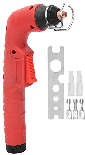 Roter Plasmaschneider Brennerkopf Geeignet für Ergocut S45 Plasma Brenner, mit Ergonomisch Geformtem Griff, Leicht zu Schneiden.