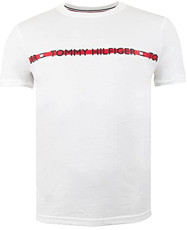 Tommy Hilfiger Herren Cn Ss Tee Logo Kurzarm T-Shirts