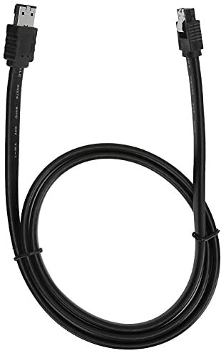 ciciglow Cable ESATA, 3Gbps 100cm ESATA a SATAII/Disco duro ESATA/Cable de placa base Cable Serial ATA