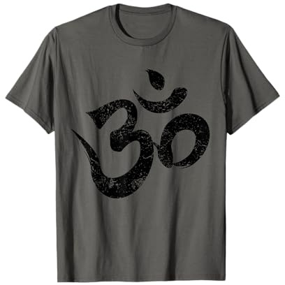 Vintage Om Meditation Spirituelles indisches Yoga-Symbol OM T-Shirt
