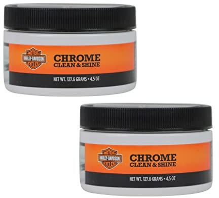 HARLEY-DAVIDSON Chrome Clean & Shine Reiniger, Pflege und Politur (127 g), 127,60 g (2er Pack)