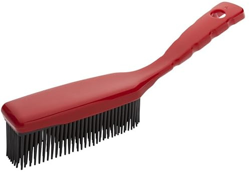 Hag Bürsten 5939 Gumminoppen-Handbesen aus Weichkautschuk, Schwarz, 268mm x 43mm x 45mm x 30mm, 10 Stück