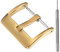 BISONSTRAP Watch Bands Replacement Buckle, Stainless Steel Clasp for Smartwatch Straps-20mm, Polished Gold