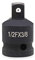 VictorsHome Impact Socket Adapter and Reducer 1/2 Inch Drive F to 3/8 Inch M, Chrome Molybdenum Steel Impact Driver Conversions