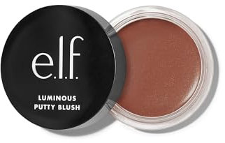 e.l.f. Luminous Putty Blush, Putty-to-Powder, Aufbaubar Mit Einem Subtilen Schimmer-Finish, Hochpigmentiert & Cremig, Vegan & Tierversuchsfrei, Barbados, 10 g