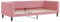 vidaXL Tagesbett, Gästebett 2-in-1, Sofabett Schlafsofa für Schlafzimmer Wohnzimmer, Bettsofa Sofa, Modernes Design, Rosa 90x200cm Samt