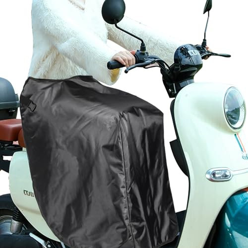 Beinschutz Roller, Beinschutz für Motorroller Scooter Wetterschutz Universal, Beindecke Roller 600D Oxford Baumwolle Abdeckung Schützt vor Wind, Regen und Kälte Scooter Decke, Schwarz