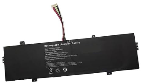 Backupower Ersatz 5072300P 4569127-2S Akku Kompatibel mit MEDION Akoya E15302 E15301 E15307 E15408 E14308 E15407 10-Pin 10-Line 7.6V,6000mAh/45.6Wh