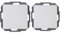 Kopp Paris Taster, IP 20, arktis-weiß, 250V~, 651302067 & Paris Universalschalter (Aus-Wechsel-Schalter), IP 20, arktis-weiß, 250V~, 650602089