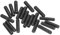 sourcing map Guitar Bridge Saddle Height Adjustment Screws Metric M3x12 Black for Electric Guitars Bridge 20pcs