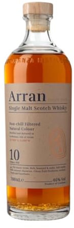 Whiskey Single Malt Isle Of Arran Sin Filtro Frío 10 Jahre 70 cl