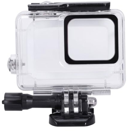 Wasserdichtes Gehäuse Hülle, Tauchschutzgehäuse Shell, Action Kamera Tauchgehäuse, Schützende Unterwasser, Waterproof Diving Housing Kompatibel mit 5/6/7 Action Camera mit Halterungszubehör