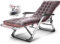 SJHDHDA Klappbarer Liegestuhl, Stabiler Eisenrahmen, Verstellbarer Chaiselongue-Sessel, Bequeme Lounge für Damen für Garten, Hof, Pool, Outdoor, Strand, mit Kissen, 200 kg Learned extensively